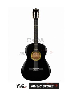 Milada GP-C40-C-36 BK Классическая гитара – 3/4, чёрная глянцевая