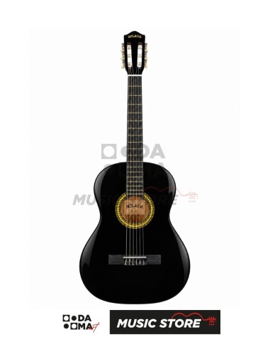 Milada GP-C40-C-36 BK Classical Guitar – 3/4, Black Gloss