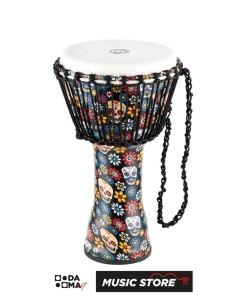 Meinl PADJ7-M-F Travel Series Djembe – 10", Day Of The Dead