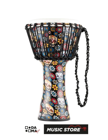 Meinl PADJ7-M-F Travel Series Джембе – 10", Day Of The Dead
