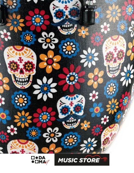Meinl ADJ10-DA Alpine Series Djembe – 10", Day Of The Dead