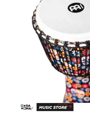 Meinl PADJ7-L-F Travel Series Djembe – 12", Day Of The Dead