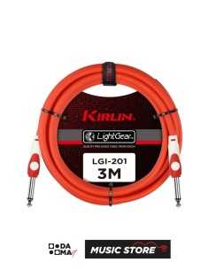 Kirlin LGI-201-3M/RD Инструментальный кабель – 3 метров, красный 2