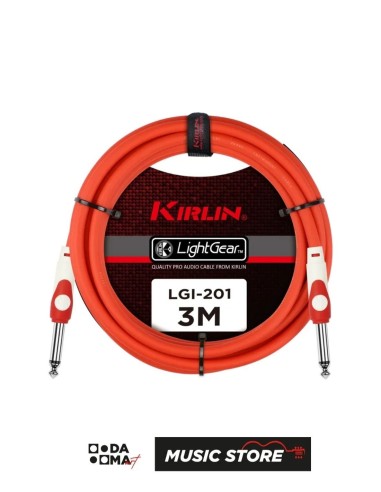 Kirlin LGI-201-3M/RD Инструментальный кабель – 3 метров, красный