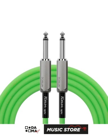 Kirlin IMGE-221BM/KIP Premium Инструментальный кабель – 3 метра, светящийся в темноте зелёный