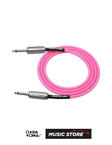 Kirlin IMGE-221BM/ROG Premium Инструментальный кабель – 3 метра, светящийся в темноте розовый