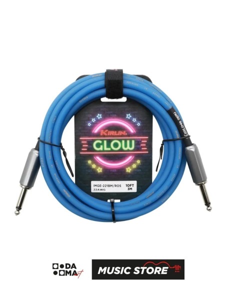 Kirlin IMGE-221BM/ROS Premium Instrument Cable – 3 Metres, Royal Sapphire Blue