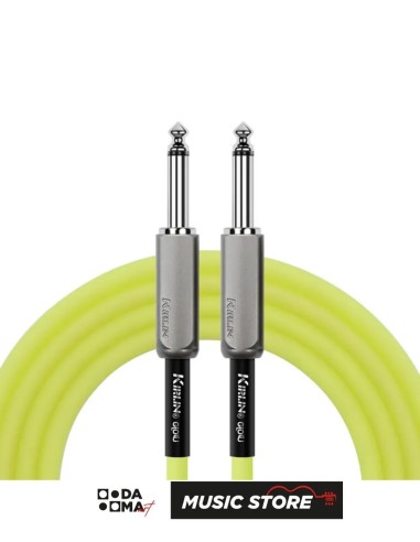 Kirlin IMGE-221BM/SOP Premium Instrument Cable – 3 Metres, Solar Pop Yellow