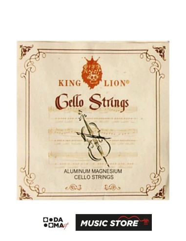 King Lion V113 Cello String Set – Copper-Nickel Alloy Wound