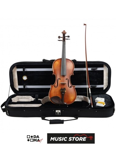 Carlovy VLA9 1/2 Violin – Solid Spruce & Maple, Antique Matte