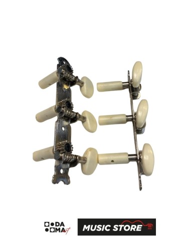 Brahner Classical Guitar Tuning Machine Set – 3+3, Cream