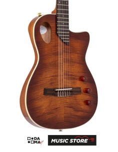 Angel Lopez Sherry CE TB Hybrid Electric Classical Guitar – Tobacco Sunburst 2