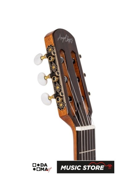 Angel Lopez Sherry CE TB Hybrid Electric Classical Guitar – Tobacco Sunburst