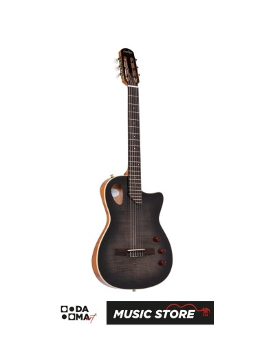 Angel Lopez Sherry CE BK Hybrid Electric Classical Guitar – Translucent Black