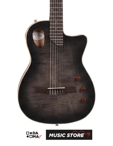 Angel Lopez Sherry CE BK Hybrid Electric Classical Guitar – Translucent Black