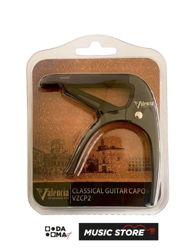 Valencia VZCP2 Classical Guitar Capo – Grey/Black