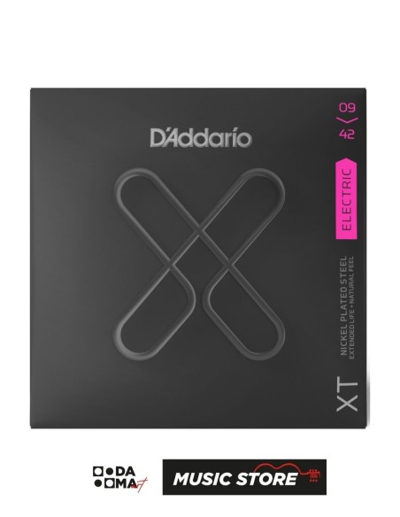 D'Addario XTE0942 XT Комплект струн для электрогитары – Super Light 09-42