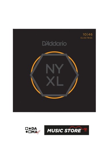 D'Addario NYXL1046 Комплект струн для электрогитары – Nickel Wound, Regular Light 10-46