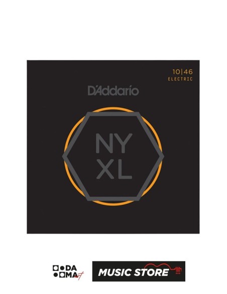 D'Addario NYXL1046 Elektro Gitar Tel Seti – Nickel Wound, Regular Light 10-46
