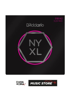 D'Addario NYXL0942 Elektro Gitar Tel Seti – Nickel Wound, Super Light 09-42
