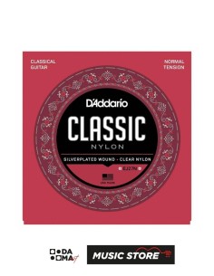 D'Addario EJ27N Student Nylon Комплект струн для классической гитары 4/4 – Normal Tension