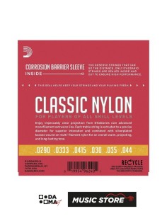 D'Addario EJ27N Student Nylon Комплект струн для классической гитары 4/4 – Normal Tension 2