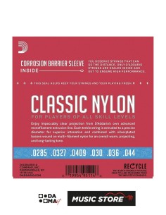 D'Addario EJ27H Student Nylon Classical Guitar String Set – Hard Tension 2