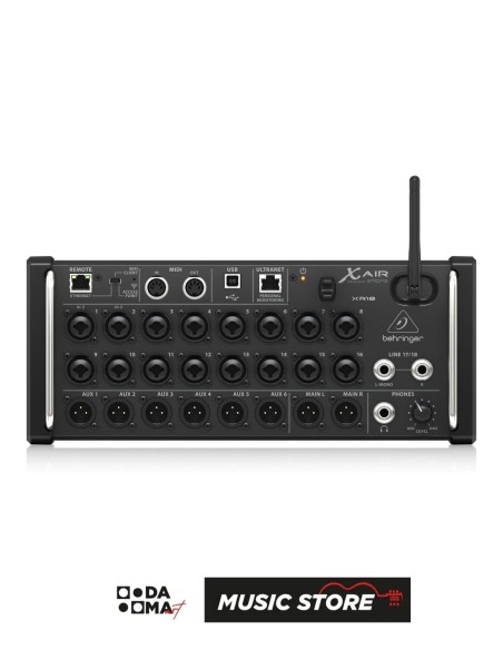 Behringer XR18 X AIR 18-Channel Digital Mixer – 16 Midas Preamps, WiFi & 18x18 USB Audio Interface