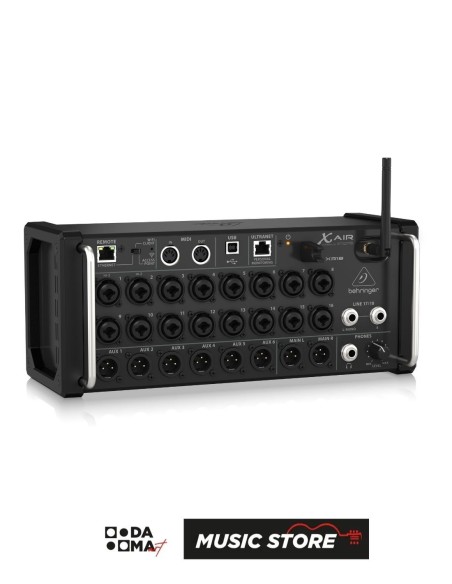 Behringer XR18 X AIR 18-канальный цифровой микшер – 16 предусилителей Midas, WiFi и USB-аудиоинтерфейс 18x18