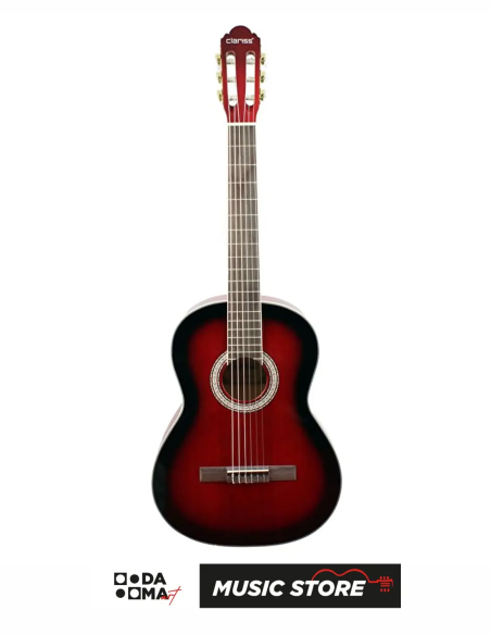 Clariss CCG100-RD Klasik Gitar – Kırmızı