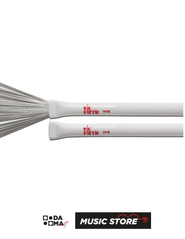 Vic Firth WB Jazz Wire Brushes – Medium Gauge, Adjustable