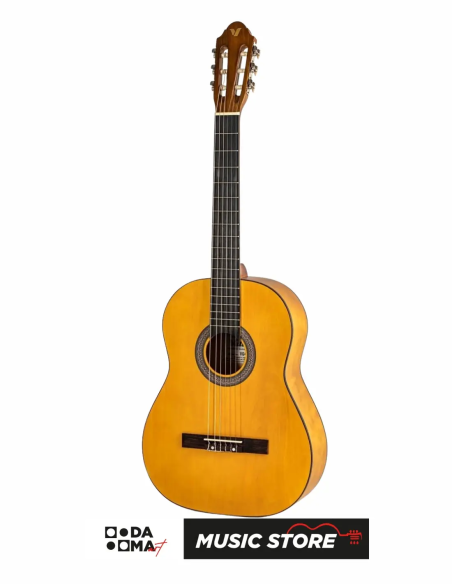 Valler VG412 4/4 Classical Guitar – Natural Gloss Finish