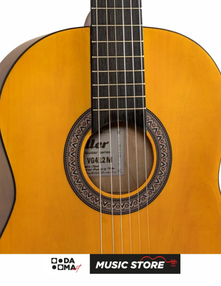 Valler VG412M 4/4 Klasik Gitar – Mat Naturel