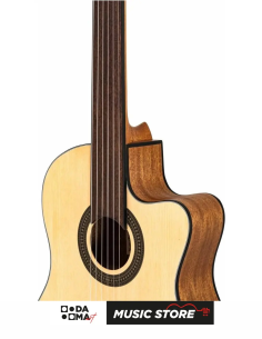 Valler VG250 CPDS Fretless Classical Guitar 2