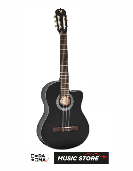 Valler VG250 C BK Классическая Гитара с Вырезом – Чёрная