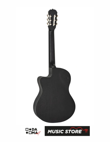 Valler VG250 C BK Cutaway Classical Guitar – Black