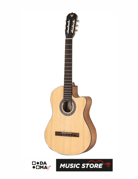 Valler VG250-C Cutaway Classical Guitar – Natural