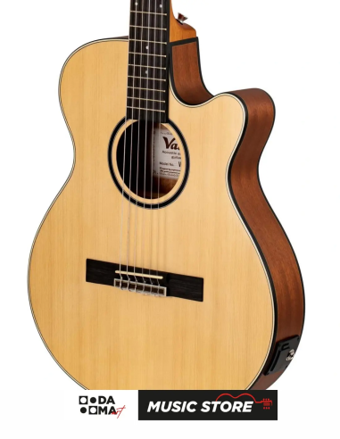 Valler VGX300 Thinbody Electro Classical Guitar – Natural Matte