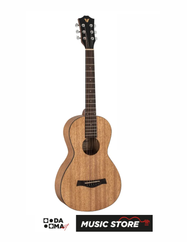 Valler PRL200 Parlor Travel Mini Akustik Gitar – Naturel Mat