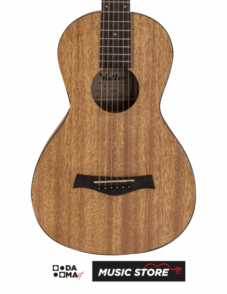 Valler PRL200 Parlor Travel Mini Acoustic Guitar – Natural Matte