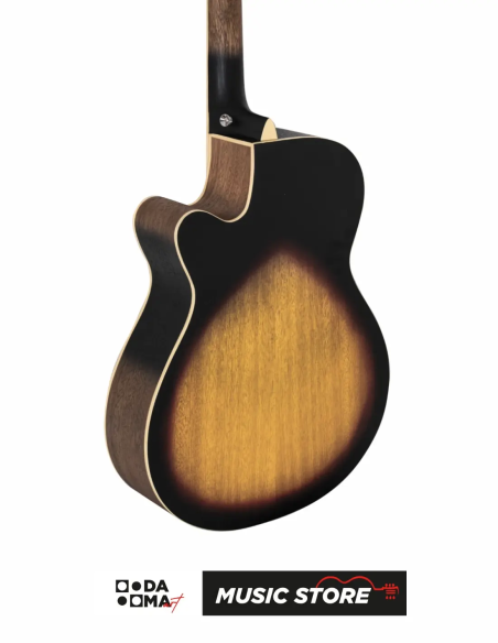 Valler AG213 SB Sunburst Cutaway Acoustic Guitar