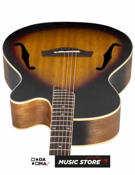 Valler AG213 SB Sunburst Kesik Kasa Akustik Gitar