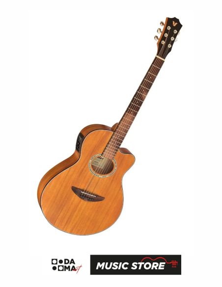Valler AGX290 NS Elektro Akustik Gitar - Naturel Saten