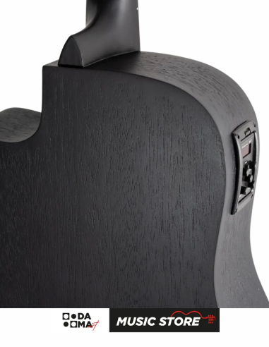 Valler AG240 EQ Electro Acoustic Guitar - Black