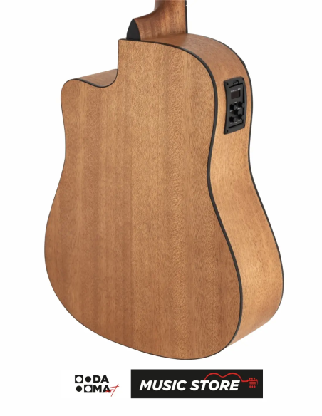 Valler AG240 EQ Electro Acoustic Guitar - Natural