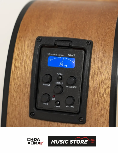 Valler AG240 EQ Elektro Akustik Gitar - Naturel