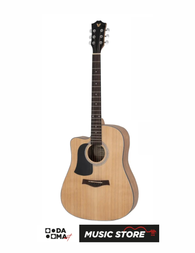Valler AG240 LH Solak Akustik Gitar - Naturel