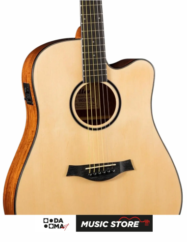 Valler VA530CEQ Electro Acoustic Guitar - Natural