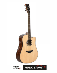 Valler VA530C Cutaway Acoustic Guitar - Natural