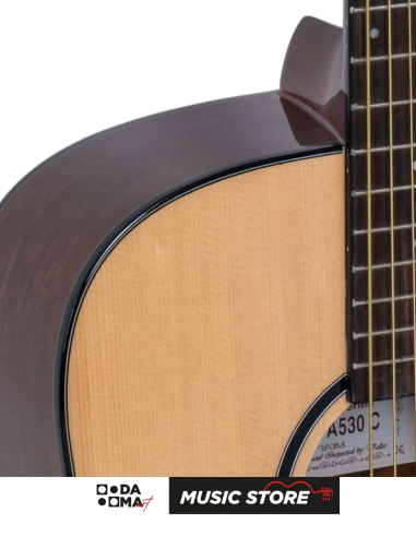 Valler VA530C Kesik Kasa Akustik Gitar - Naturel